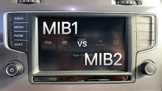 MIB Infotainment version check MIB1 MIB2 MIB25 MIB2Std MIB2High [upl. by Sivar]