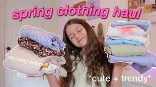 HUGE springsummer try on haul 2021 [upl. by Llehcor450]