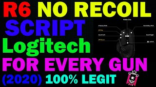 Rainbow Six No Recoil Script Logitech EZ [upl. by Eduam]