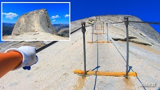 Half Dome Hike  Yosemite National Park  Vernal amp Nevada Waterfalls [upl. by Kramal]