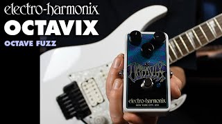 ElectroHarmonix Octavix Octave Fuzz Pedal Demo by Bill Ruppert [upl. by Nonez]