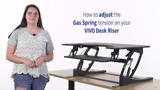 How to Adjust the Release Cable Tension on your VIVO Desk Riser [upl. by Ahteres307]