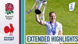 England v France  EXTENDED Highlights  England Win To Defend Title  2021 Women’s Six Nations [upl. by Derdlim]