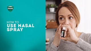 How to Use a Nasal Spray  Vicks Sinex [upl. by Elisabet]