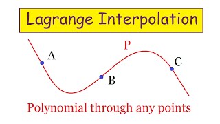 Lagrange Interpolation [upl. by Dent]