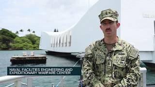 US Navy Teams Survey The USS Arizona Memorial [upl. by Clapper]