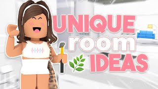 10 UNIQUE Room Ideas for Your House 🔨  Bloxburg [upl. by Toni]