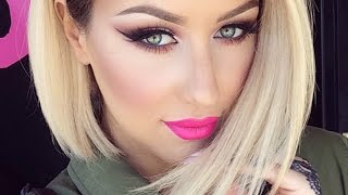 Hot Pink Lips tutorial [upl. by Quirita]