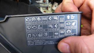 Fuse locations and circuit detail to find the right fuse [upl. by Clovah647]