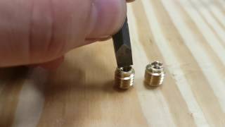 Install Threaded Inserts the EASY Way [upl. by Tavie285]