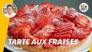 Tarte aux fraises  Lidl Cuisine [upl. by Ylebmik]