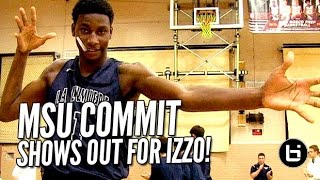 Jaren Jackson Jr Shows Out for Coach Izzo Skilled 5Star 6’10 17 yr old Leads 2 La Lumiere [upl. by Pierre]