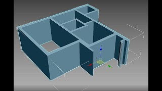 Дизайн интерьера в 3ds Max Создание плана квартиры и стен [upl. by Ansev]