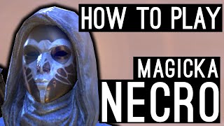 Magicka Necromancer How to Play Beginners Guide for ESO Elder Scrolls Online [upl. by Codel578]