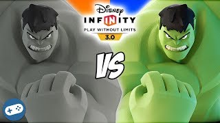 Grey Hulk VS Hulk Marvel Battlegrounds Disney Infinity 30 [upl. by Korff]