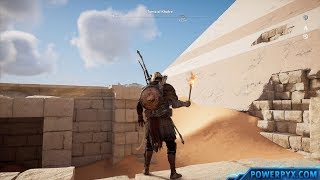 Assassins Creed Origins  Tomb of Khafre Walkthrough amp Location Pyramid of Khafre Tomb [upl. by Ayel]