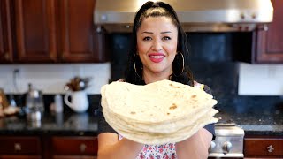 How to make The BEST Authentic Flour Tortillas From Scratch Recipe  SECRET TIP [upl. by Constancy150]