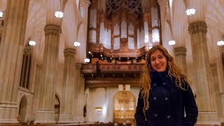 Loreto Aramendi plays Bach Sinfonia from Cantata No 29  Saint Patricks Cathedral NYC [upl. by Iruj482]