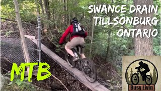 Swance Drain MTB  Tillsonburg Ontario Canada [upl. by Gerome]