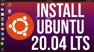 How To Install Ubuntu 2004 LTS Focal Fossa [upl. by Magree]