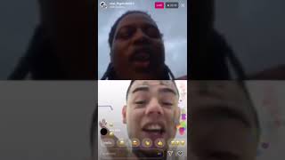 FBG Duck vs 6ix9ine Live On Instagram FULL VIDEO [upl. by Eelitan662]