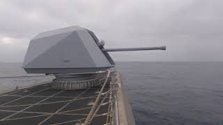 Littoral Combat Ship Live Fire with 57MM Naval Gun System [upl. by Creath361]