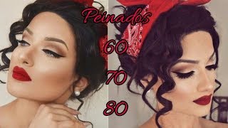 Peinados de los 60  70 y 80 que puedes utilizar ahora😍 Hairstyles from the 60s 70s and 80 [upl. by Rosinski469]