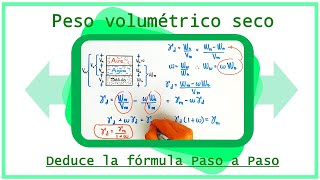 Peso volumétrico  Deducción de la fórmula [upl. by Chanda982]