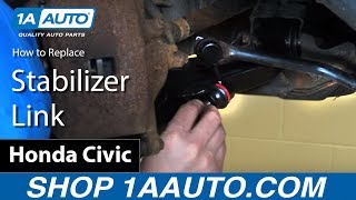 How to Replace Stabilizer Link 0305 Honda Civic [upl. by Llemrej]