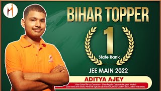 Aditya Ajey AIR OBC 17 AIR 188 in JEE ADV 2022 [upl. by Ecnerat]