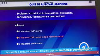 Alternanza scuola lavoro quiz di autovalutazione modulo 7 [upl. by Avevoneg]