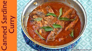 Canned Sardine Curry  Indian Style Canned Sardine Curry [upl. by Ahselat]