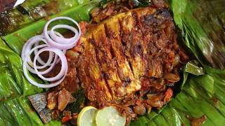 How to prepare Karimeen Pollichathu  HomeMade Food  Masalabox Recipe Hub [upl. by Neukam]