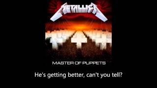 Metallica  Welcome Home Sanitarium Lyrics [upl. by Attenol]