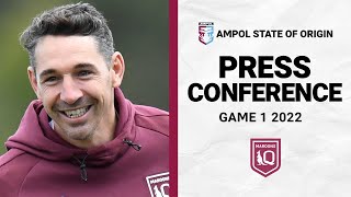 QLD Maroons Press Conference  State of Origin I 2022  NRL [upl. by Walley]