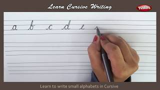 Cursive Writing  Writing Small Alphabets in Cursive  Alphabets in Cursive Letters [upl. by Naes]