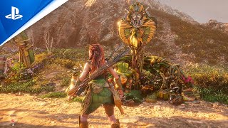 Horizon Forbidden West  PS4 Gameplay Shrine Walk  PS4 [upl. by Naujtna]