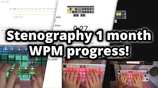 1 month of stenographyplover progress [upl. by Acire]