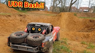 Traxxas UDR Dirt Track EPiC Bash Unlimited Desert Racer [upl. by Noyrb]