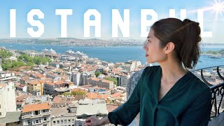 Best Panoramic Views of Istanbul from Galata Tower  Strolling Down Istiklal Street  TURKEY [upl. by Airtened773]