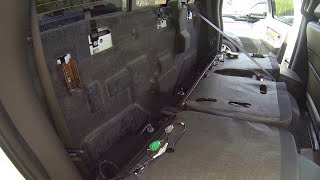 How To Remove The Rear Seat  Ford Crew Cab [upl. by Merv713]