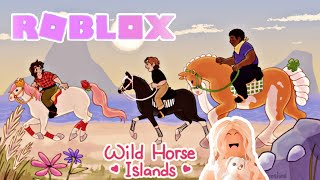 ROBLOX  ŁAPIEMY DZIKIE KONIE🐎  WILD HORSE ISLAND [upl. by Ferdinanda]