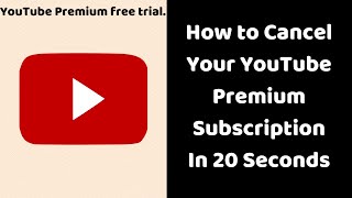 How to Cancel Your YouTube Premium Subscription [upl. by Assilym]