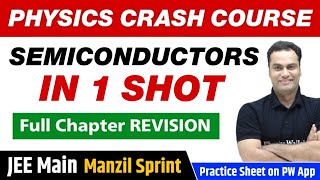 SEMICONDUCTORS in One Shot  Full Chapter Revision  Class 12  JEE Main [upl. by Dyolf550]