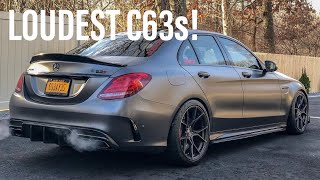 STRAIGHT PIPED the Mercedes AMG C63s [upl. by Audy]