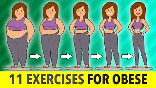 11 Exercises For Obese Beginners At Home [upl. by Amby136]