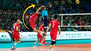 200 IQ Volleyball  Smartest Plays In Volleyball [upl. by Amalbena]