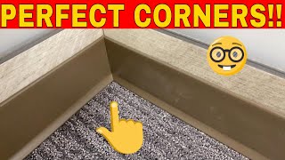 3 ways to cut rubber base corners [upl. by Arriaet]