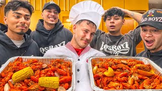 MAKING THE BEST CRAWFISH BOIL FT LOS BOYZ [upl. by Popelka759]