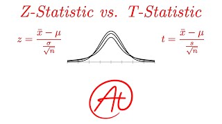 ZStatistics vs TStatistics EXPLAINED in 4 Minutes [upl. by Zemaj]